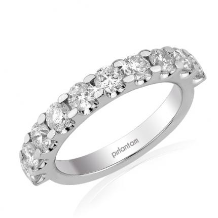 0.65 ct. Pırlanta Yarımtur Yüzük 